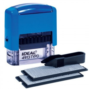 Штамп самонаборный 5-строчный, оттиск 58х22 мм, без рамки, TRODAT IDEAL 4913 P2, КАССЫ В КОМПЛЕКТЕ,