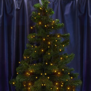 Feron Гирлянда-нить ул. 400LED 40м, желтый,  IP44, провод зелен. 3м CL07 41620