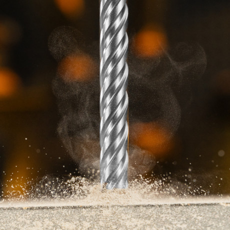 Бур по бетону, цельная крестовая пластина, 14x315 мм, SDS PLUS Denzel