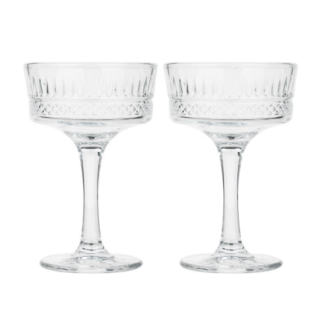 MILLIMI Набор бокалов Бенэ элегант, 2 шт, 250 мл, стекло