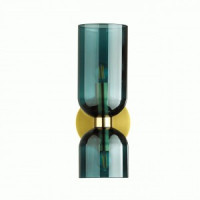 ODEON LIGHT 4803/2W MIDCENT ODL21 291 бронзовый/синий Бра с выкл. E14 2x60W 360x140 ORINOCO