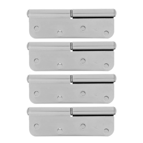 Петля накладная ПН1-110 правая, цинк, 4 шт, (Металлист)
