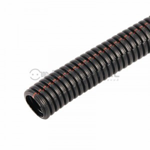 Труба автомобильная гофрированная НЕГОРЮЧАЯ 4,6 мм ПП  100 м разрезная