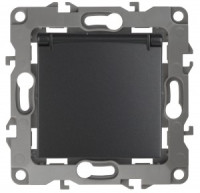 ЭРА 12 мех. роз. СУ 1 мест. 16А земля, шторки, крышка, антрац, автоклеммы 12-2103-05 0769