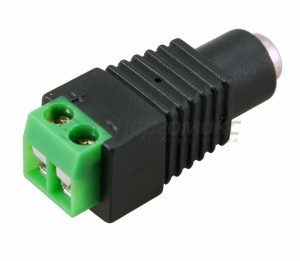 Rexant разъем питания гнездо 2.1x5.5 с клеммной колодкой, (50!) 14-0315