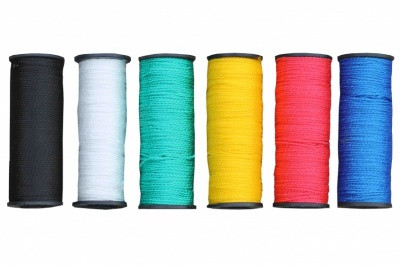 Нить для рыболовов в початках 187текс 1х2, 100 гр белая 150м