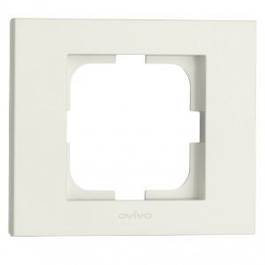 OVIVO Рамка СУ 1 мест. GRANO крем, 400-020000-096