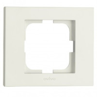 OVIVO Рамка СУ 1 мест. GRANO крем, 400-020000-096
