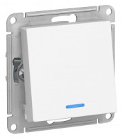 Systeme Electric AtlasDesign мех. выкл.(перекл. проходн) СУ 1 кл. бел. Antibact.(инд) ATN000163(20!)