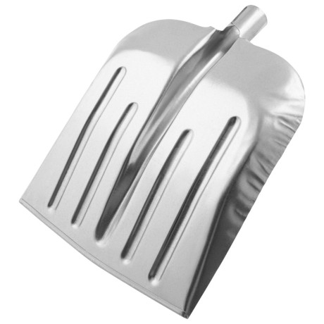 Лопата для уборки снега стальная оцинкованная, 330 х 365 мм, без черенка, Сибртех