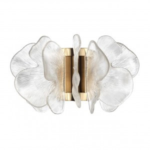 ODEON LIGHT 5089/25WL L-VISION ODL25 559 под латунь/прозр./акрил Бра LED 25W 3500K 1643lm SIAMA