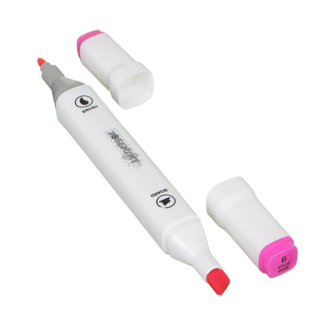 ХОББИХИТ Набор маркеров для скетчинга, пластик, 8,2х17х6,5см, 12 цветов