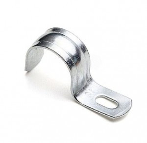 Скоба метал. оцинк. сталь однолапковая d14-15мм. (10шт.) EKF PROxima