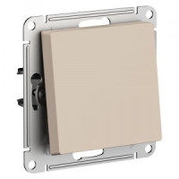 Systeme Electric AtlasDesign мех. выкл.(перекл. проходной) СУ 1 кл. песочный(пл.осн.) ATN001261(5!)