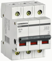 IEK GENERICA выкл. нагрузки (мини-рубильник) ВН-32 3Р 63А