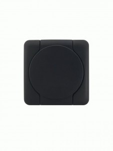 Lezard VIOLA роз. ОУ 1 мест. земля, крышка, керамика черн. (корп. ABS) 751-4200-123