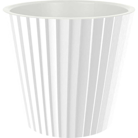 Горшок СЕНД D230 5,8л со вставкой Белый х15