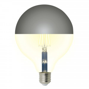 Uniel Sky шар G125 E27 4W(450lm 180°) 3000K 2K прозрачная 125?172 LED-G125-4W/3000K/E27/CL MIRROR