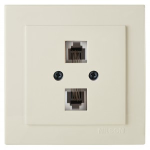 Nilson TOURAN  роз. телеф. СУ 2 мест. крем (RJ11) 24121041