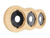 МЕЗОНИНЪ АВРОРА Рамка  трехместная, без тонировки GE70833-00