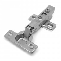 Петля мебельная мини D26 полунакладная с доводчиком Clip-On (ком-т2шт цена за комп) (100) StahlBuro