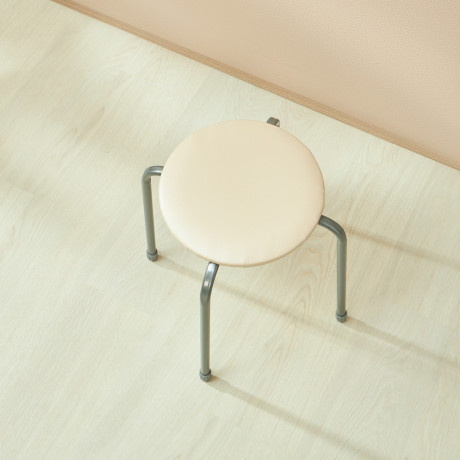 НИКА Табурет круг, металл, МДФ, мягкое сиденье, h47см, d29см, ТБ3