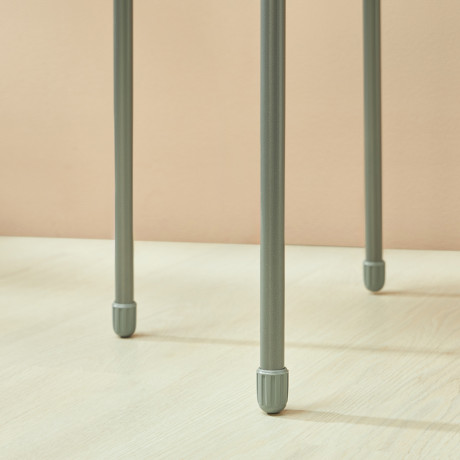 НИКА Табурет круг, металл, МДФ, мягкое сиденье, h47см, d29см, ТБ3