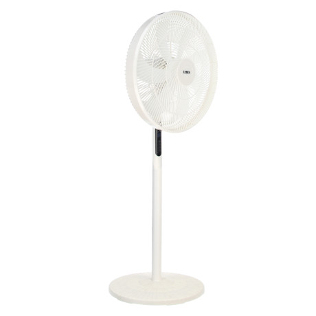 Вентилятор напольный тм LEBEN 40Вт, 8 скоростей, диаметр 41см, 220в, таймер, пульт ДУ, белый