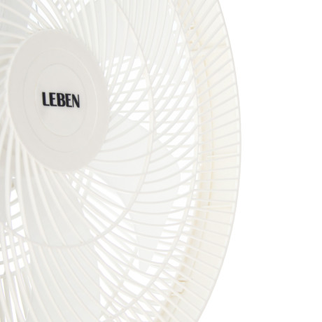 Вентилятор напольный тм LEBEN 40Вт, 8 скоростей, диаметр 41см, 220в, таймер, пульт ДУ, белый
