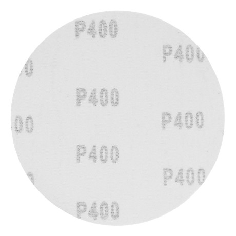 Круг абразивный на ворсовой подложке под "липучку", P 400, 125 мм, 10 шт Matrix