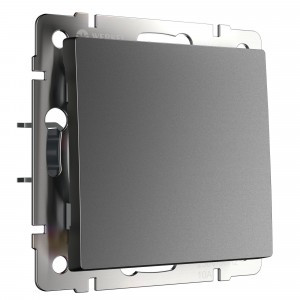 Werkel мех. выкл. СУ 1 кл. 10А,проходной (графит матовый) W1112064 a063097