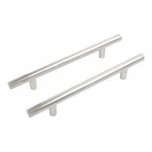 Ручка-рейлинг мебельная 128 A8925-128 SN сатин 2шт (цена за пару (10, 100) StahlBuro