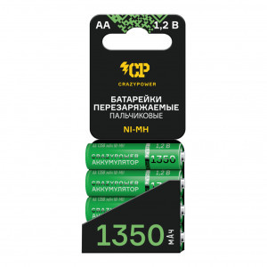 Ак-р CRAZYPOWER /R6  1350mAh BL4 1/4/48/384