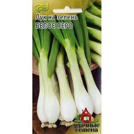 Лук на зелень Белое перо Гавриш Удачные Семена Ц