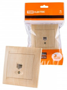 TDM Лама роз. СУ RJ телефонная сосна SQ1815-0315