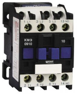 EKF Контактор малогабаритный КМЭ 9А 220В 1NC  ctr-s-9-220-nc