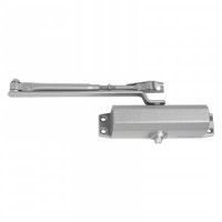 АЛЛЮР Доводчик дверной COMFORT ДД 165/3-4 A-S (до 100 кг) серебро RAL9006, морозостойкий (10)