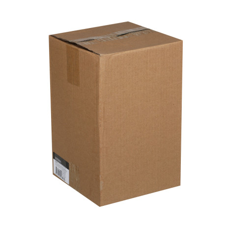 ВСЁГАЗИН Ваза, 7x14x26 см, стекло, цвет серый с золотой окантовкой