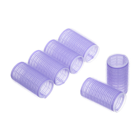 Набор бигуди ЮНИLOOK 6шт, 6x3см, пластик, 2 цвета, ACS-76