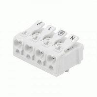 REXANT Клемма пружинная соединительная КСП 4x2,5мм2 (50шт, цена за шт) 07-6216-1