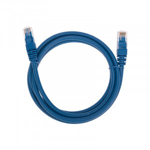 REXANT коммутац. шнур (патч-корд) U/UTP, cat6, 1,5м, литой, RJ45-RJ45, LSZH, синий, 02-0294-105