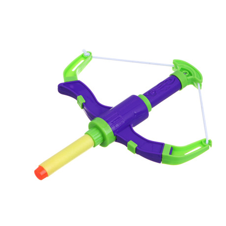 ИГРОЛЕНД Арбалет, стреляет мягкими пулями, PP, PVC, EVA, 19х3х26 см, 2 дизайна