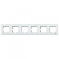 VIKO by Panasonic KARRE рамка 6 мест. бел. 90960205