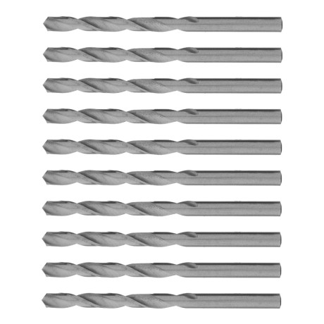 Сверло по металлу, 6 мм, полированное, HSS, 10 шт, цилиндрический хвостовик Matrix