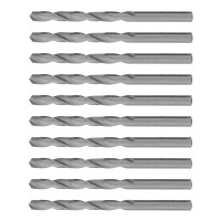 Сверло по металлу, 6 мм, полированное, HSS, 10 шт, цилиндрический хвостовик Matrix