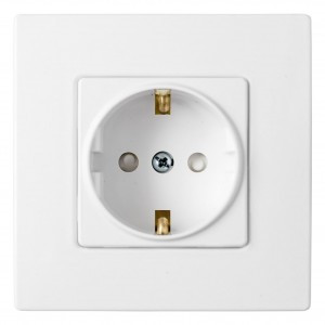 Bylectrica Мастер роз. СУ 1 мест. белый (земля, штор., корп. ABS) РС16-0006