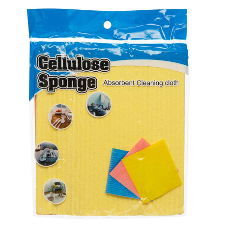 Салфетка целлюлозная 3шт 18*20см