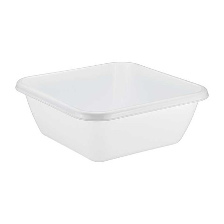 Таз квадратный 17 л. М2579 (10) Белый