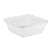 Таз квадратный 17 л. М2579 (10) Белый