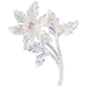 Украшение подвесное "Цветок", 14x10,5см , акрил, ПВХ  YH-478 Волшебная страна